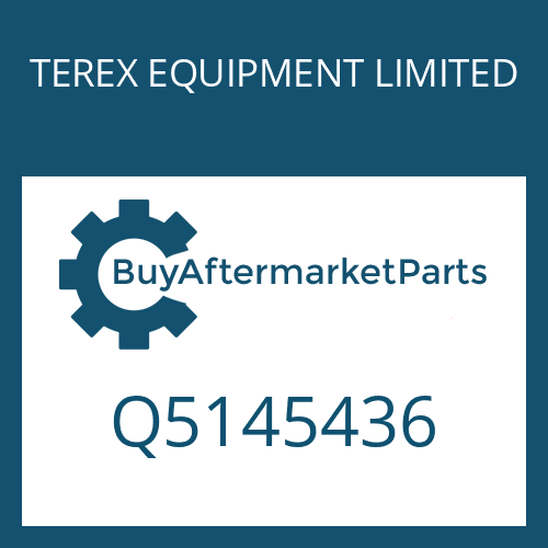 Q5145436 TEREX EQUIPMENT LIMITED ADJUSTMENT PLATE