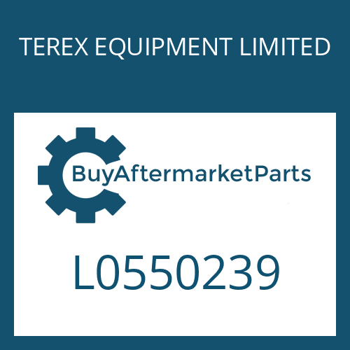 L0550239 TEREX EQUIPMENT LIMITED FLANGE