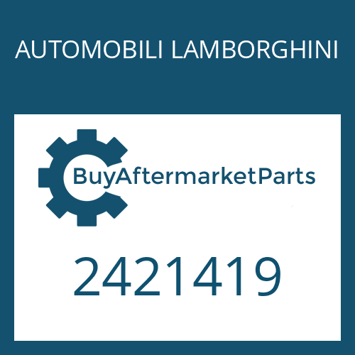 AUTOMOBILI LAMBORGHINI 2421419 - PRESSURE PIN for Heavy Equipment