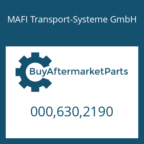 000,630,2190 MAFI Transport-Systeme GmbH CONTROL UNIT