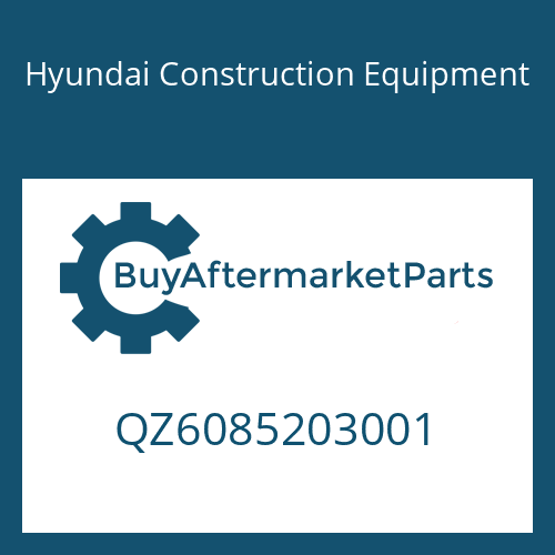 QZ6085203001 Hyundai Construction Equipment SHAFT