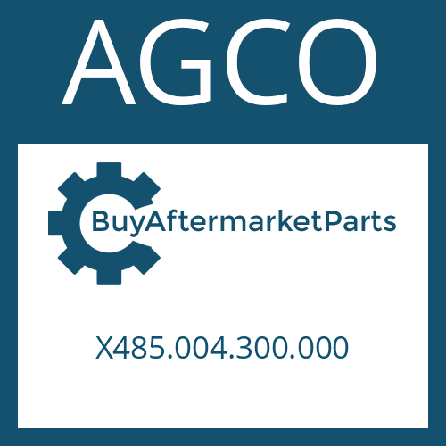 X485.004.300.000 AGCO CAP SCREW