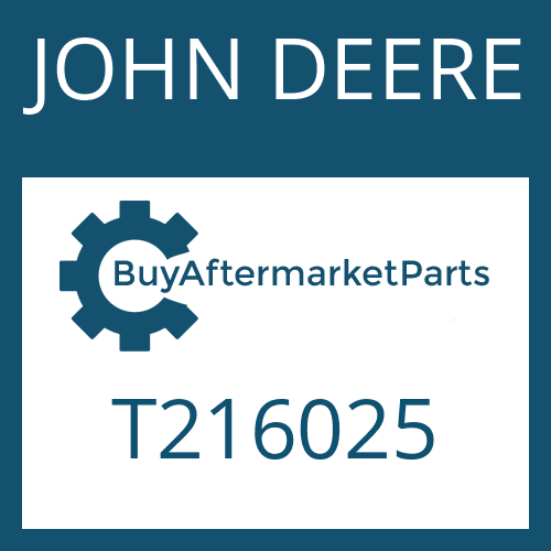 T216025 JOHN DEERE PLUG