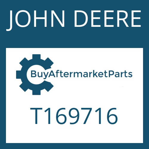 T169716 JOHN DEERE CAP SCREW