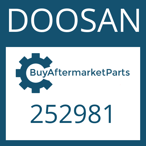 252981 DOOSAN SLOT. PIN