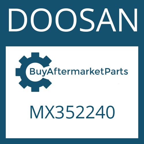 MX352240 DOOSAN O-RING