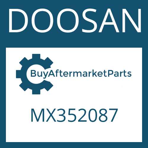 MX352087 DOOSAN O-RING