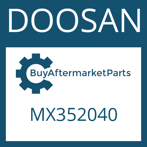 MX352040 DOOSAN O-RING