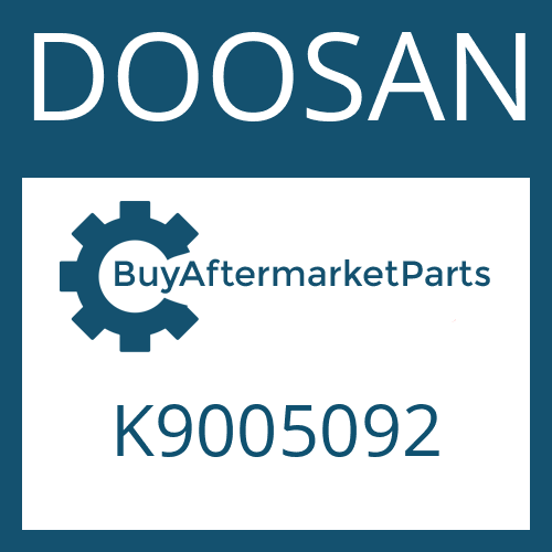 K9005092 DOOSAN O-RING