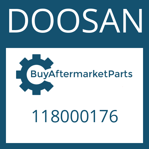 118000176 DOOSAN O-RING