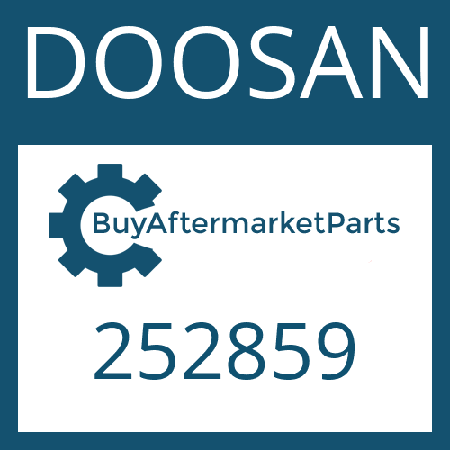 252859 DOOSAN INTERM.WASHER