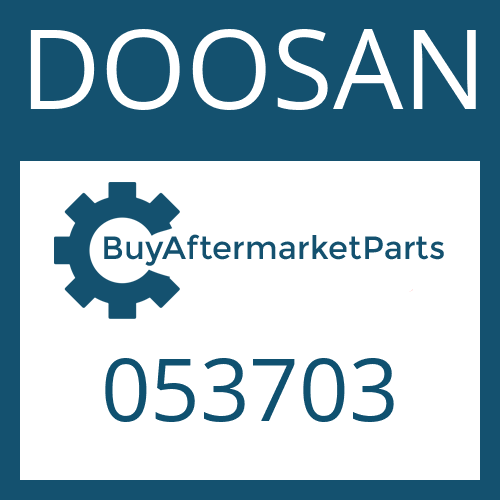 053703 DOOSAN THRUST WASHER