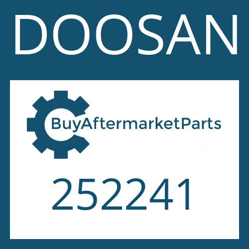 252241 DOOSAN HOSE PIPE