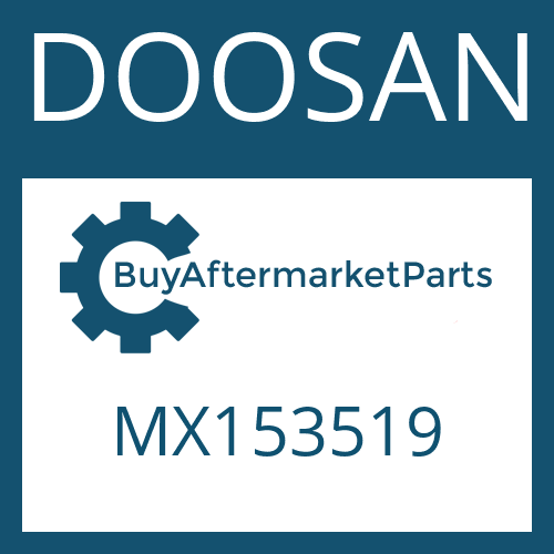 MX153519 DOOSAN SUN GEAR SHAFT