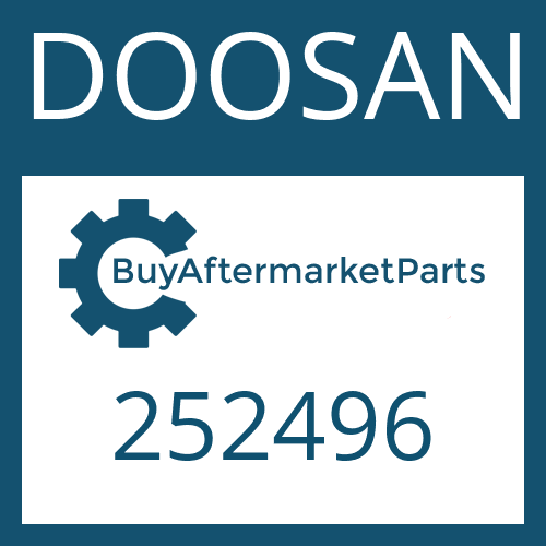 252496 DOOSAN LUBRICATION PIPE