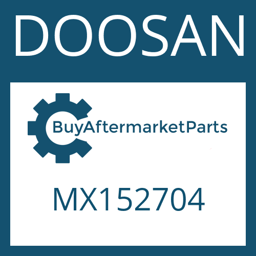 MX152704 DOOSAN GEAR