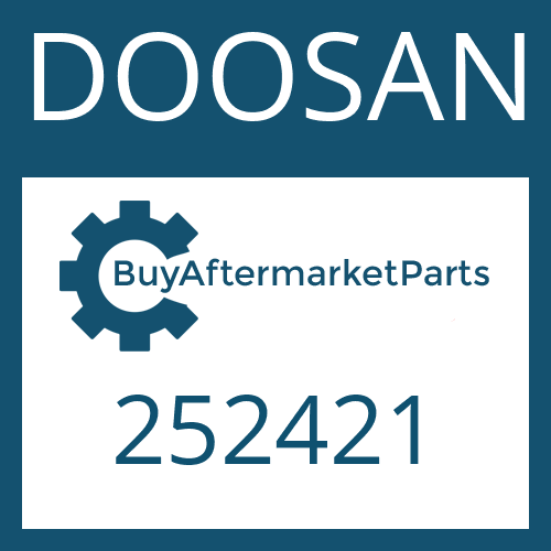 252421 DOOSAN FIXING PLATE