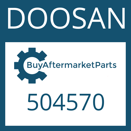 504570 DOOSAN HELICAL GEAR