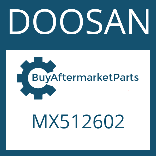 MX512602 DOOSAN PLATE;DUCT