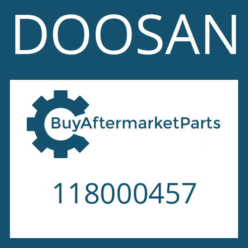 118000457 DOOSAN SEAL KIT