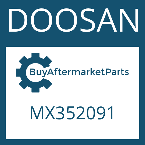 MX352091 DOOSAN DOUBLE FITTING