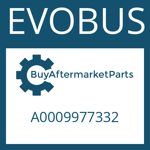 A0009977332 EVOBUS SCREW PLUG