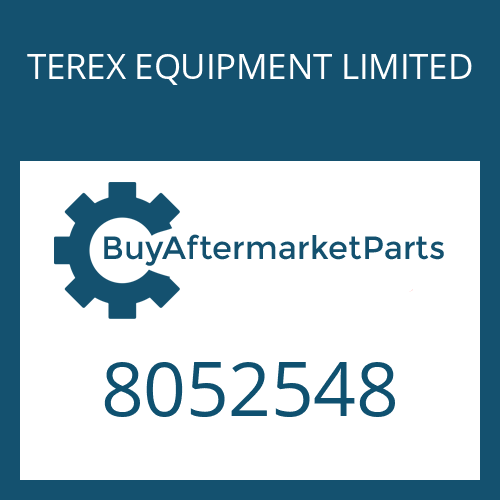 8052548 TEREX EQUIPMENT LIMITED O-RING