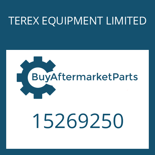 15269250 TEREX EQUIPMENT LIMITED O-RING