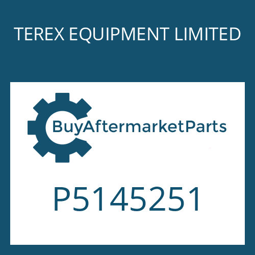 P5145251 TEREX EQUIPMENT LIMITED SEALING RING