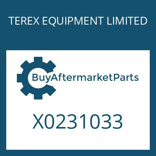 X0231033 TEREX EQUIPMENT LIMITED BALL