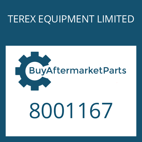 8001167 TEREX EQUIPMENT LIMITED SCREW PLUG