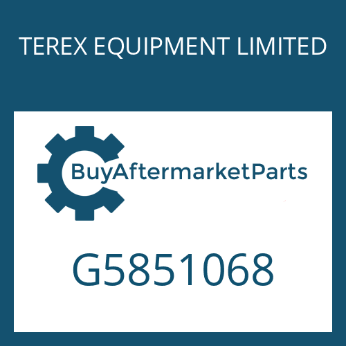 G5851068 TEREX EQUIPMENT LIMITED SEALING RING
