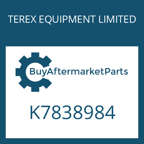 K7838984 TEREX EQUIPMENT LIMITED BEARING HOUSING