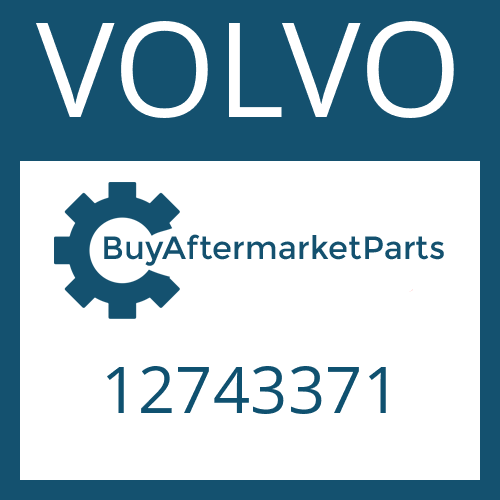 12743371 VOLVO SLOTTED NUT