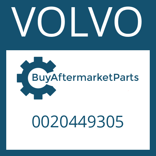 0020449305 VOLVO AXLE DRIVE HOUSING