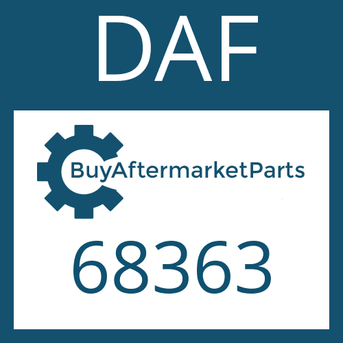 68363 DAF 5/2 WAY VALVE