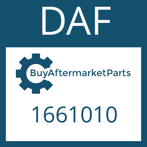 1661010 DAF CLUTCH DISC