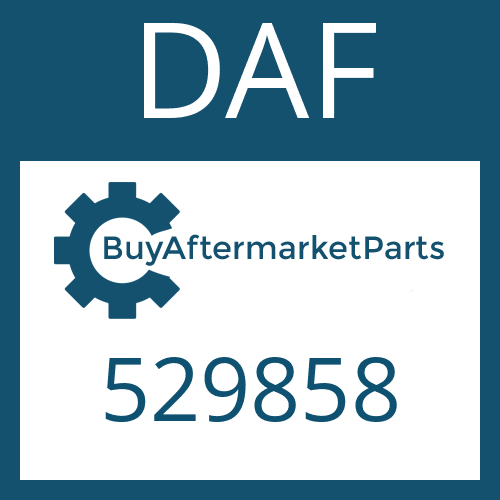 529858 DAF PLUG HOUSING