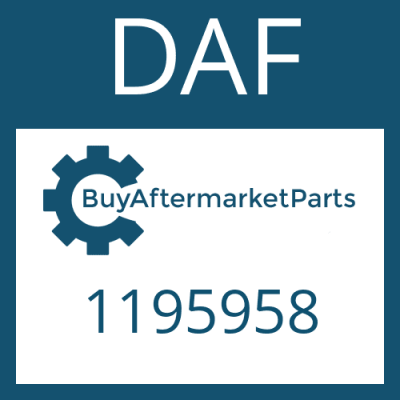 1195958 DAF ROCKER SWITCH