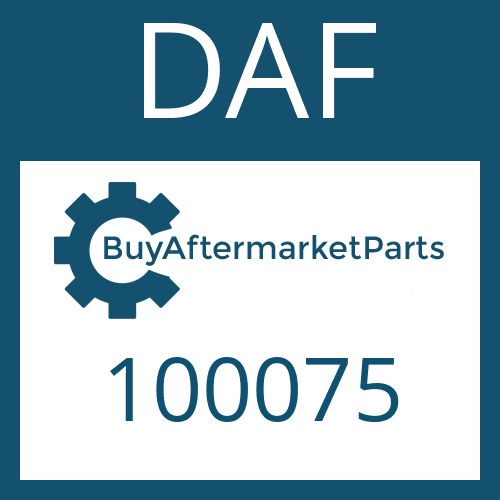 100075 DAF RETAINING RING