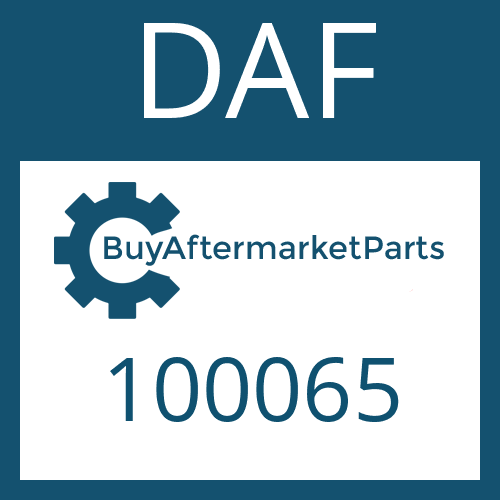 100065 DAF SHAFT SEAL