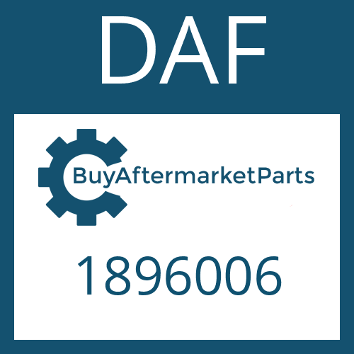 1896006 DAF O-RING