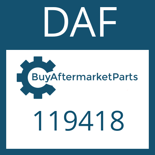 119418 DAF BALL BEARING