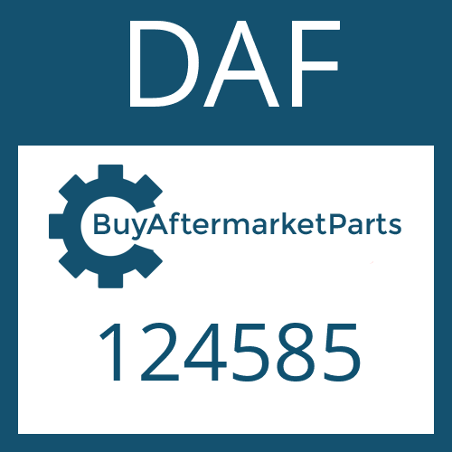 124585 DAF TA.ROLLER BEARING