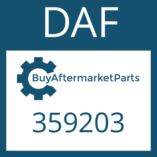 359203 DAF HEXAGON SCREW