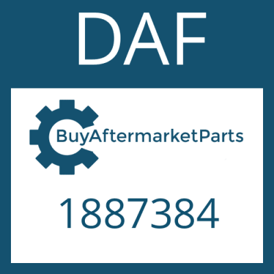 1887384 DAF HEXAGON SCREW