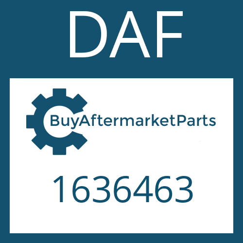 1636463 DAF HEXAGON SCREW