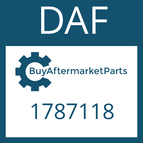 1787118 DAF HEXAGON NUT