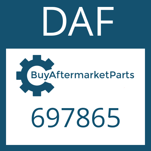 697865 DAF WASHER