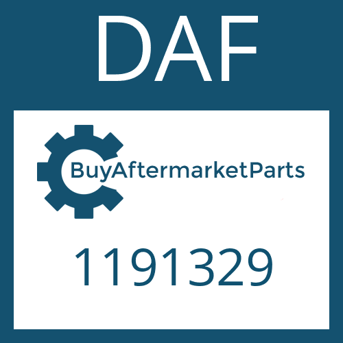 1191329 DAF WASHER